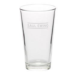 16 OZ PINT GLASS - ETCHED IMPRINT